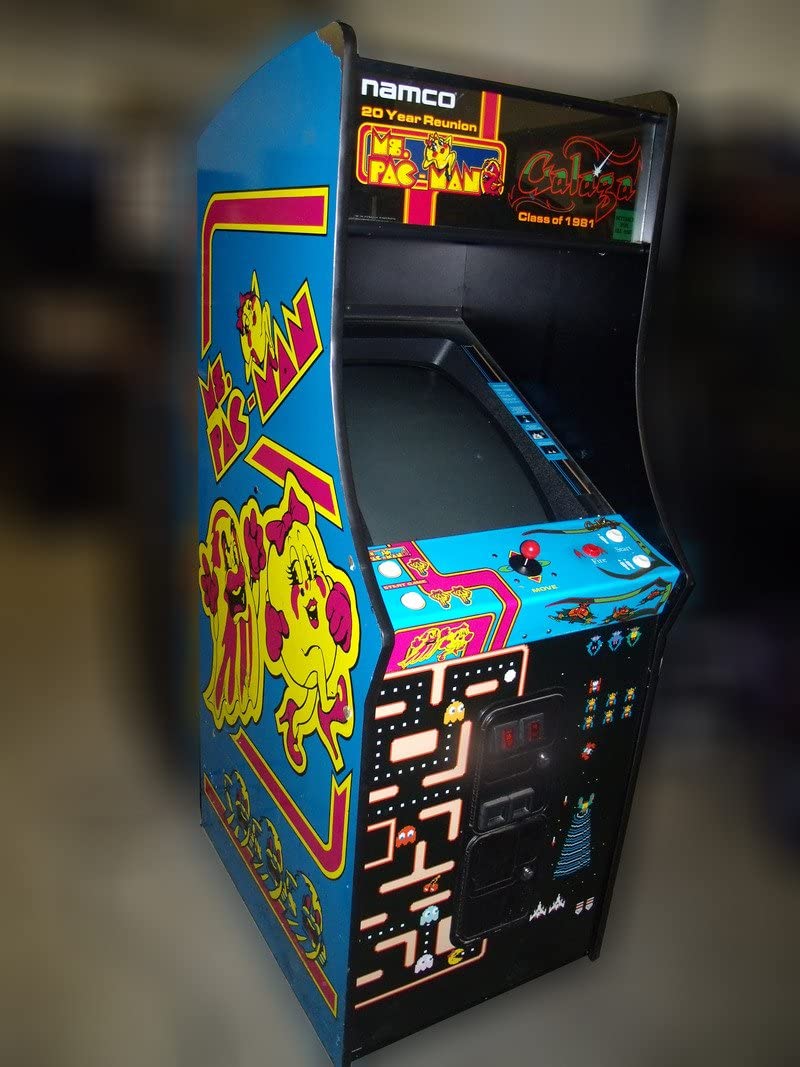 Mrs. PacMan/Galaga, 20th anniversary NAMCO combo cabinet